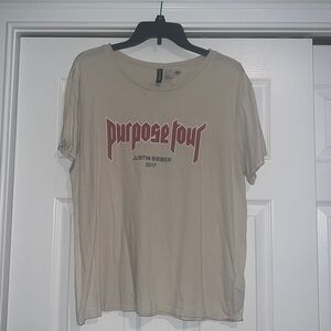 H&M Justin Bieber Purpose Tour T-Shirt